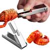 Crawfish Shucker Stainless Steel Crayfish Shelling Device Shrimp Peeler for Families and Restaurants