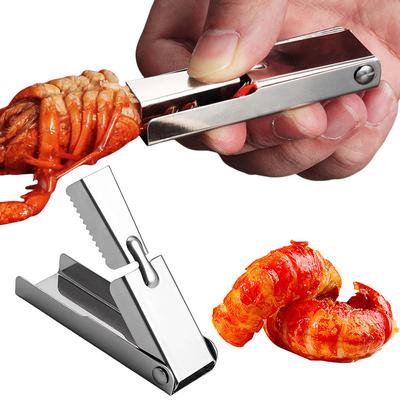 Crawfish Shucker Stainless Steel Crayfish Shelling Device Shrimp Peeler for Families and Restaurants