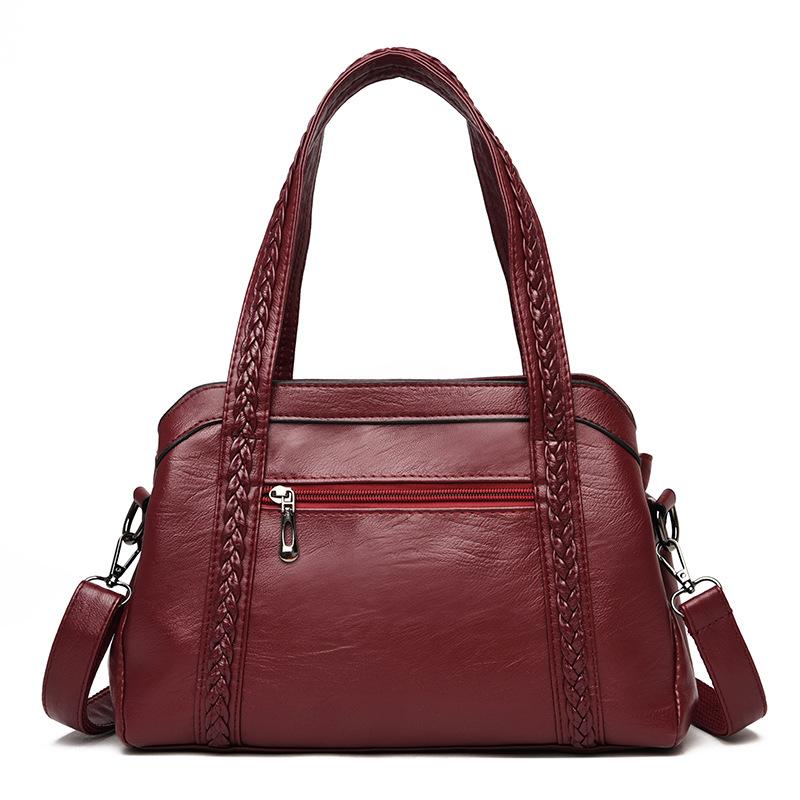 Ladies Purse Crossbody Soft Leather Beautiful Women Handbag tassel Shoulder Bag