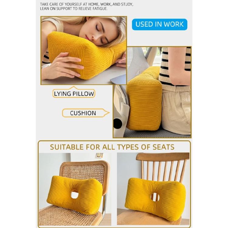 PP Cotton Filling Backrest Pillow Pregnancy Student Back Support Cushion For Car Seat Bedside Enjoy Daily Comfort