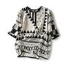 Women Spring Summer Blouses Shirts Lady Casual Short Sleeve Printed Chiffon Tops