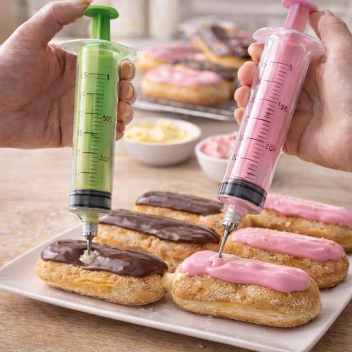 Seringue de Pâtisserie - SIROCO - 50 mL - Aiguille Inox - Précision - Usage Chaud &amp; Froid