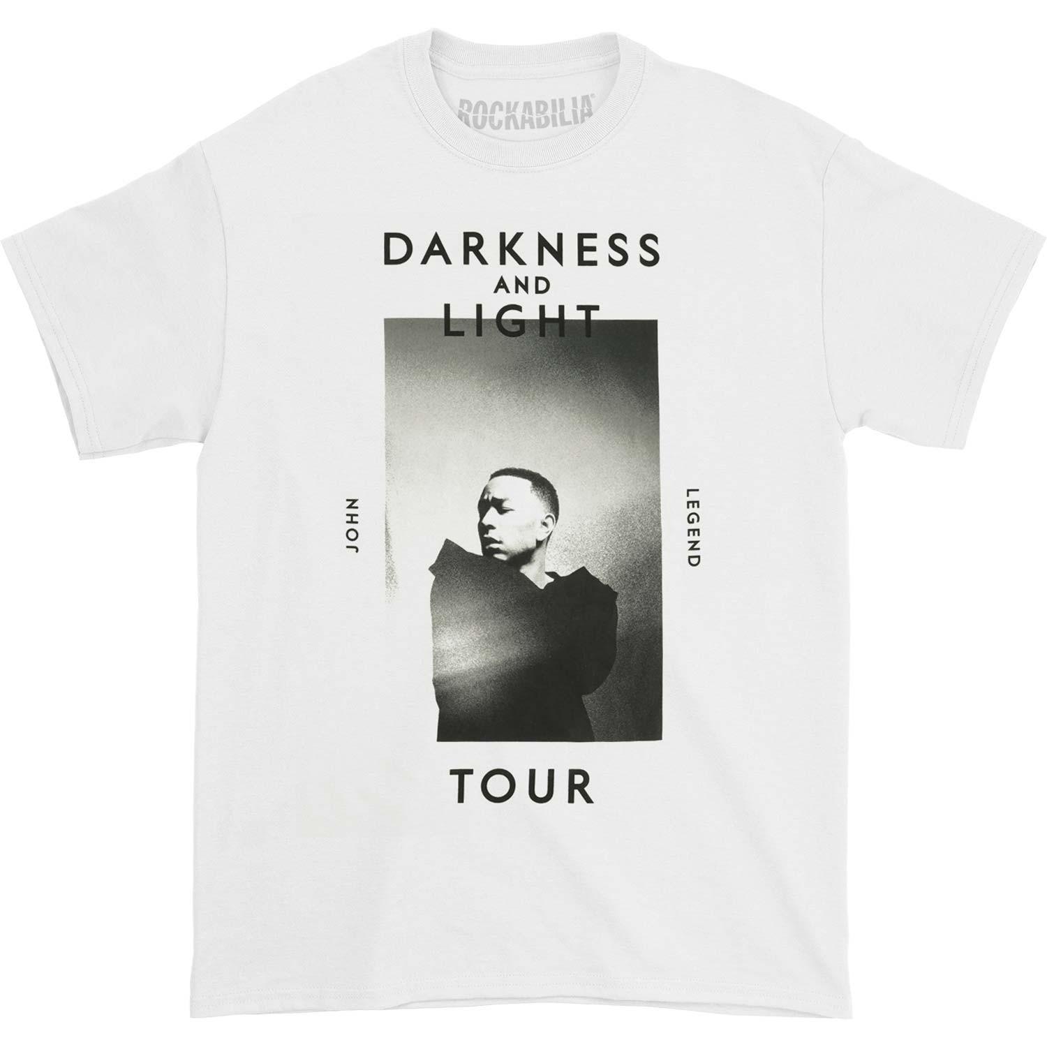 Men s John Legend Darkness & Light Tee T-shirt Medium White M