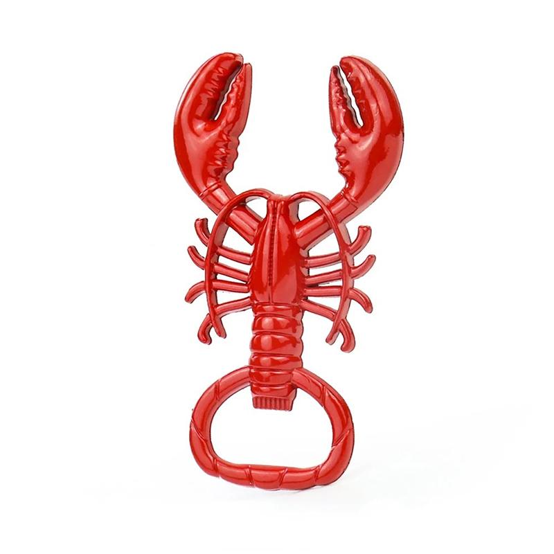 Lobster Corkscrew Bottle Opener Portable Metal Wine Beer Opening Kitchen  Fun Retro and Versatile Handicraft Accessories