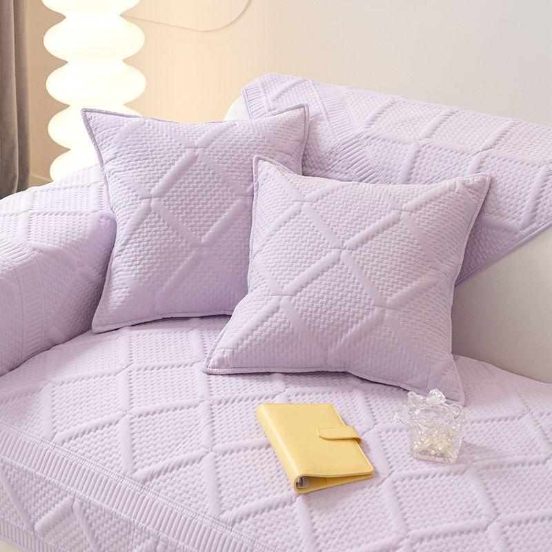 Cotton Sofa Covers Embroidered Sofa Cover Towel Universal Living Room Sofa Cushion Non-Slip Sofa Back Cushion Armrests Cover