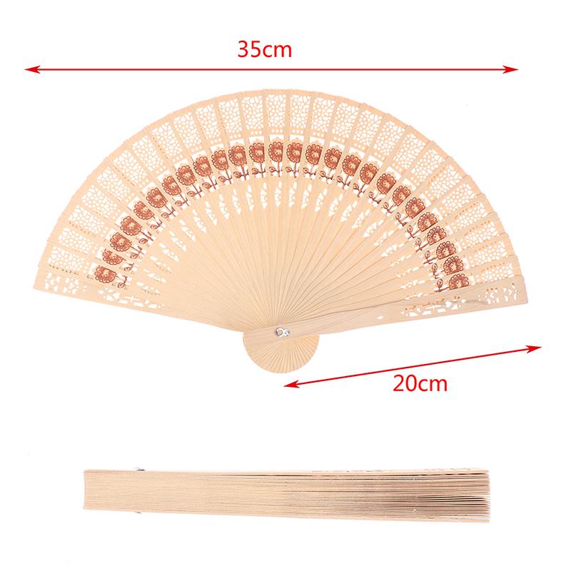Folding Fan Wooden Fan Art Folding Carved Hand Fan Wedding Fan Art Dance Fan