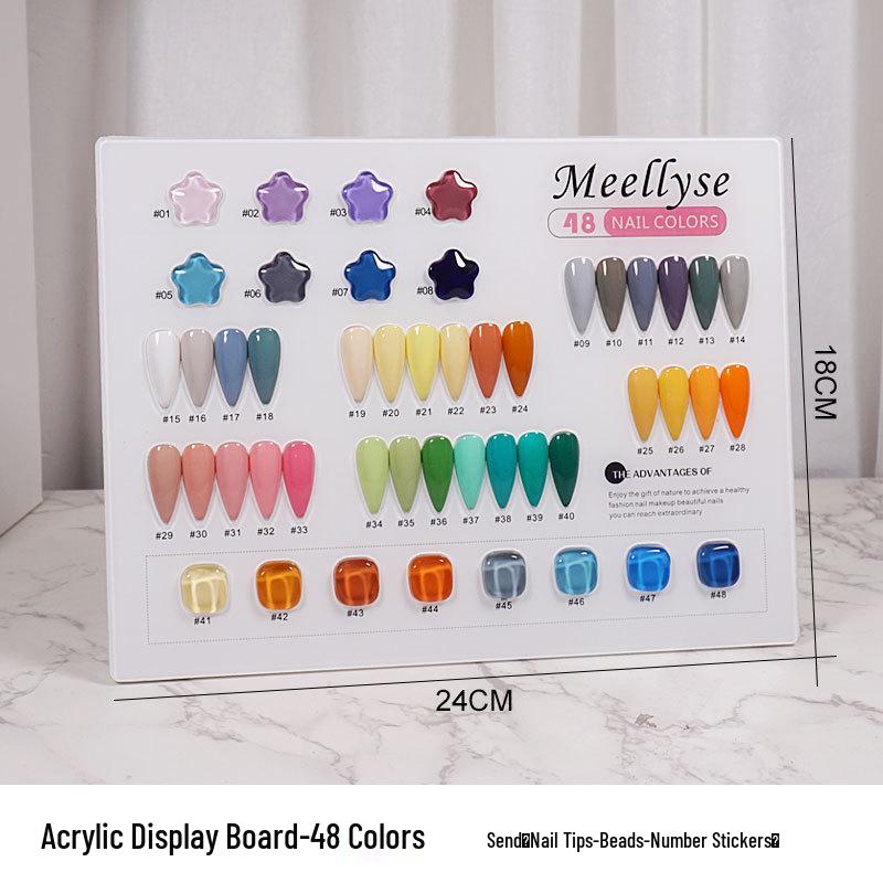 Nail Art Color Chart Display Board - Available In 60, 80, 96, 120, 160, 200, or 240 Colors