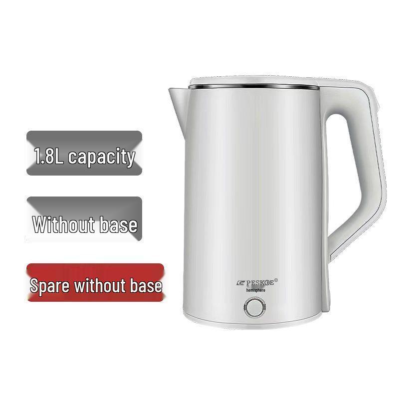 

Large Capacity Stainless Steel Electric Kettle with Double Layer and Auto Power Off