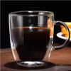 Chaxun 550ml Heat-Resistant Double-Wall Glass Mug with Handle