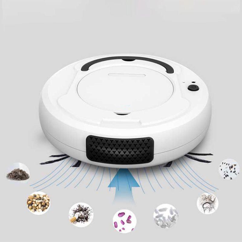 1800Pa Intelligent Robot Vacuum Cleaner Automatic Sweeping Mopping Robotic Vacuums for Home Room Strong Suction Power