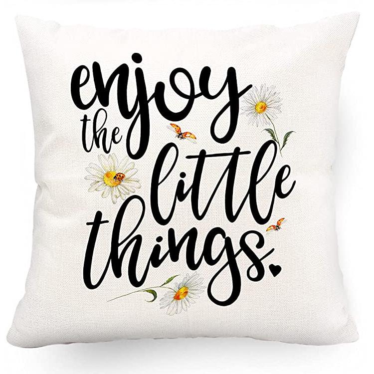 Daisy Sunflower Pillow Case Spring and Summer Home Decoration Pillow Case Pillow Case Cushion Case