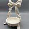 1pc Bowknot Storage Dish | Cute Jewelry and Key Tray - Ideal for Home Multi-Scene Use, Plastic Material