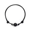 Jbans Classic Matte Black Onyx Point String Knot Bracelet (C2201-Ac862_Bk)