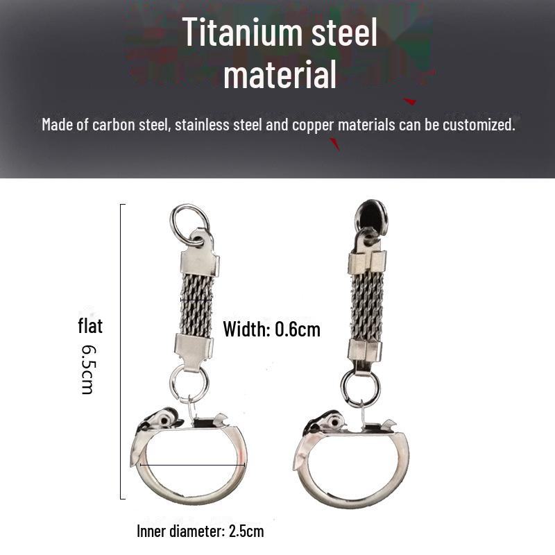 Seal Chain Key Ring Pendant Accessory