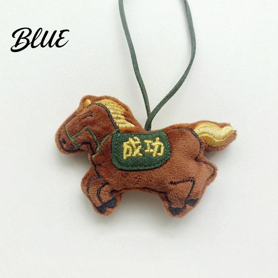 Durable Bag Charm Pendant Cartoon Horse Doll Hanging Ornament Long-lasting