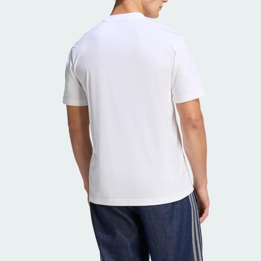 Adidas Argentina T-Shirts Men's White Crew Neck Moderate (Unisex) T-Shirts 22476818 | White