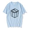 The Temper Trap Cube Print T-shirt Short Sleeve Cotton O-neck Male Tshirts Unisex Streetwear Casual Loose Summer Fashion T Shirt