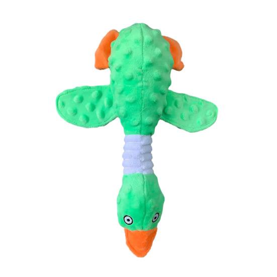 

Stuffed Duck Dog Toy for Aggressive Chewers Soft Plush Duck Toy with Squeaker