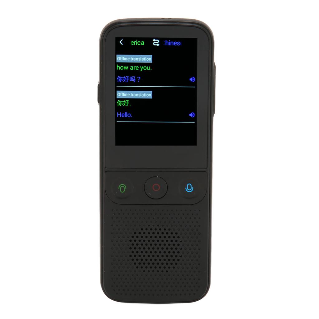 112 Languages Smart Voice Translator 2.4inch   1GB   8GB ROM Portable WiFi Language Translator Device