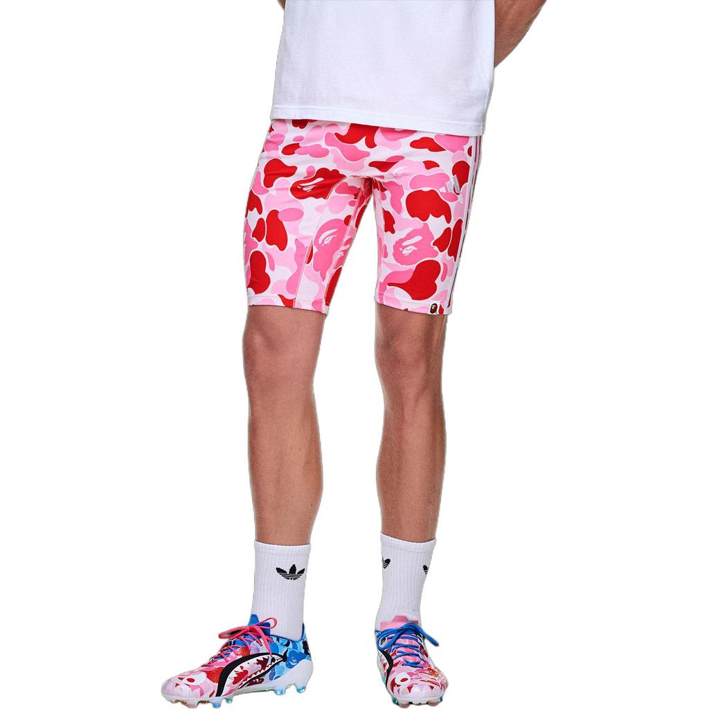 Adidas X A Bathing Ape Collaboration FB Tights Brand Logo Printed Comfortable Sports Shorts Unisex Shorts KB2207