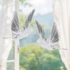 Transparent Decorative Bird Transparent Acrylic Bird Decor Hummingbird Hanging Ornaments with Hooks Transparent Flying Bird