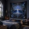Retro Sun Moon Constellation Tapestry Celestial Starry Sky Wall Hanging Bohemian Aesthetic Bedroom Home Decor
