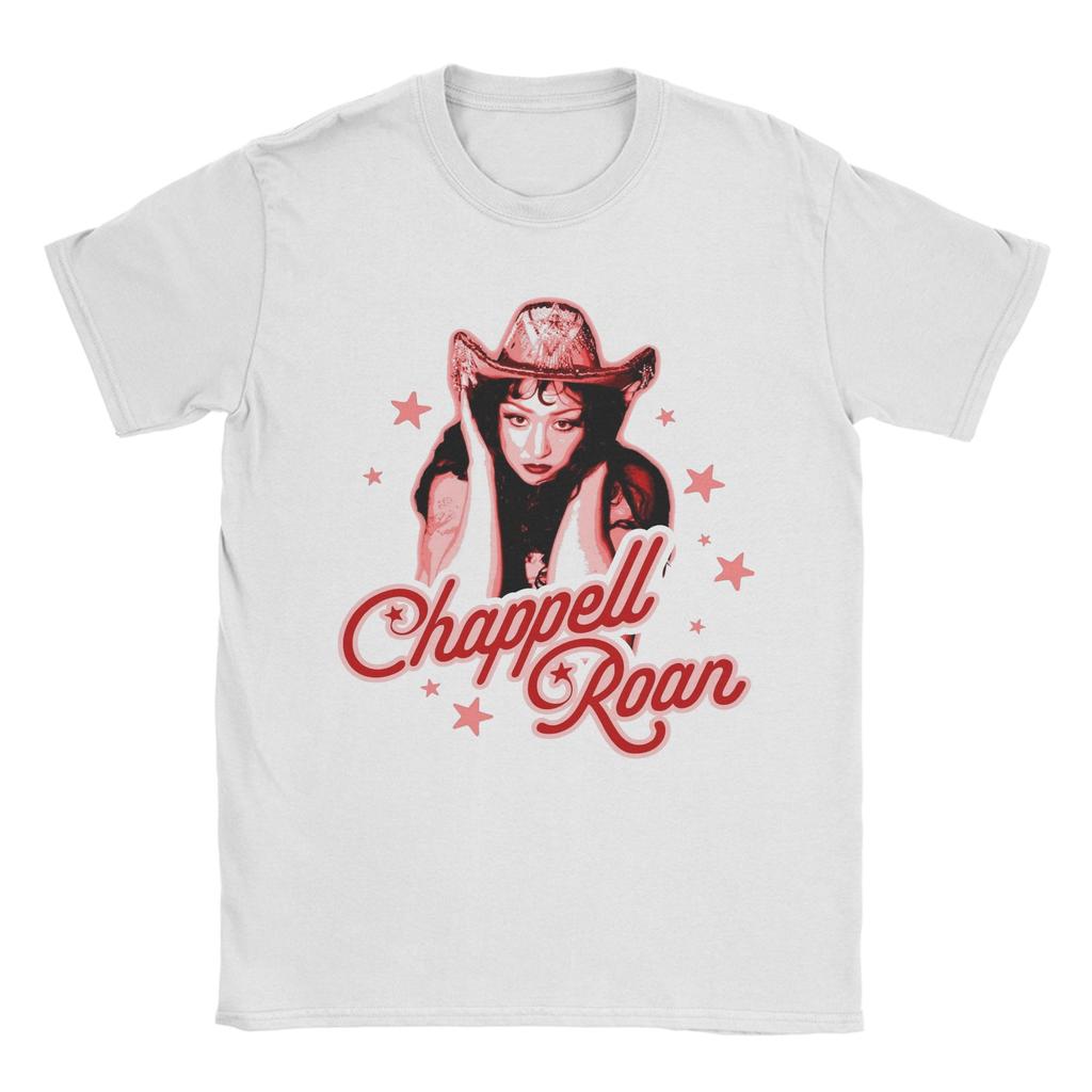 Awesome Cowboy Girl Chappell Roan TShirt for Unisex Round Neck 100 Cotton T Shirt Short Sleeve Tee Shirt Graphic Clothes