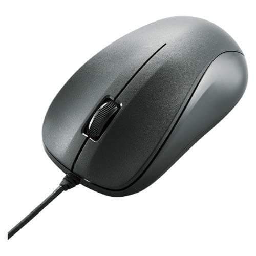 ELECOM Mouse Wired M Size 3 Button USB Optical Black ROHS Directive Compliant M-K6URBK/RS