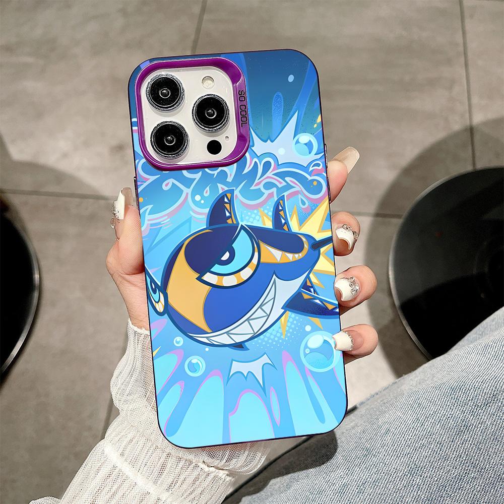

Game GI Mualani Purple Translucent Mobile Phone Case for iPhone 17 16 15 14 13 12 11 X XR XS 8 7 Air Pro Max Plus Colorful Cover iPhone Air