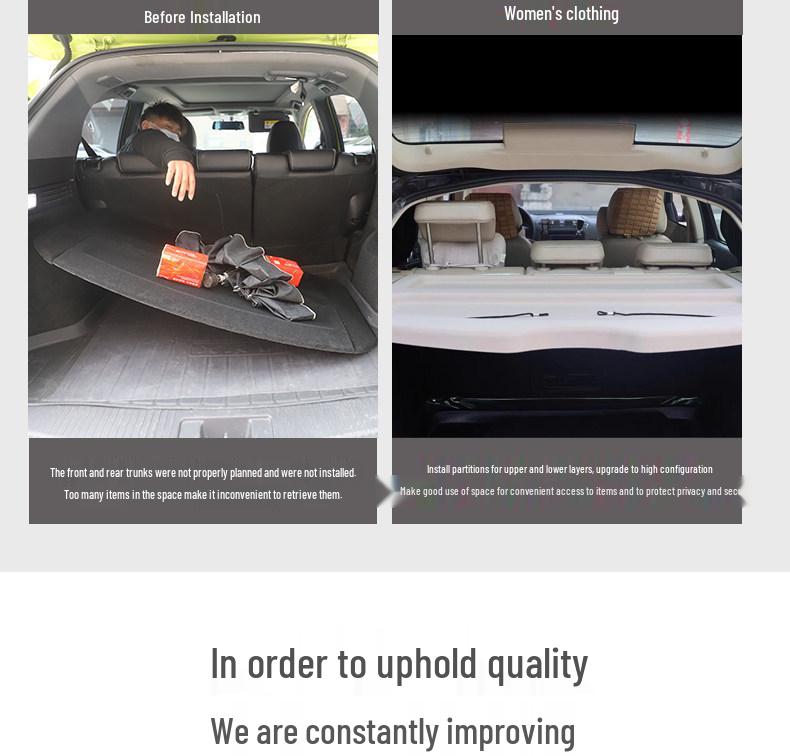 Skoda Octavia Kofferraumteiler & hinteres Gepäckablage