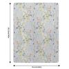 Midsummer Flowers Throw Blanket Stain Resistant Cozy Warm Blanket