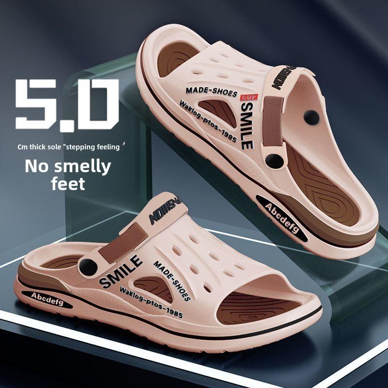 Sandálias da moda, chinelos impermeáveis, sapatos femininos, verão, ao ar livre, sola macia, sapatos de jardim, sandálias de enfermagem para ambientes internos