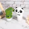 2 Stück Cartoon Panda Bambusform Silikon Reise Squeeze Flasche Shampoo Lotion Kosmetikbehälter