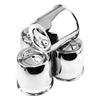 Universal Bearing Cover Truck Trailer Metal Plated Light Chrome For 130mm 5.15in 4pcs
