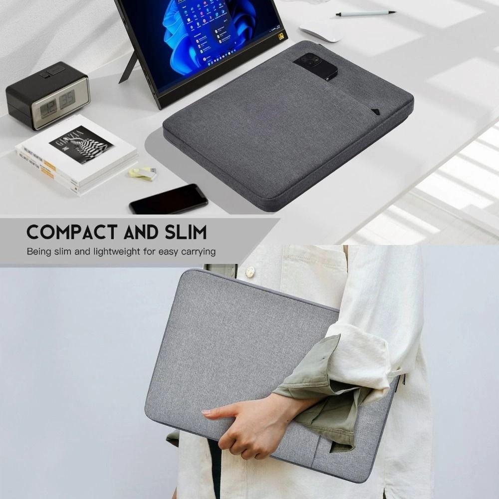 Shockproof Laptop Handbag Case 13.3/14/15 Inch Protective Pouch Laptop Sleeve Bag  Office Use