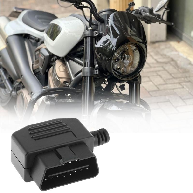 Multipurpose 16 Pin OBD2 Scanner Adapter For Car Trucks Easy Setups ABS Design Automotive Diagnostic Connection