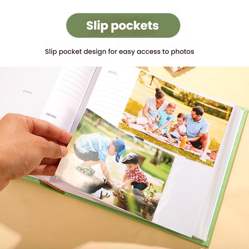 Romantic Photo Album with Multi-Direction Pockets - Heartfelt Valentine's Gift for Mom to Cherish Precious Memories