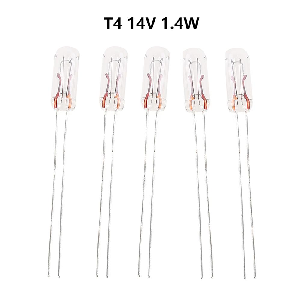 

5x T3 T4 T5 14V Universal Car Audio Gear Indicator Light Instrument Panel Bulbs Amber Auto Car Lamp Accessory for Toyota 5 Pcs