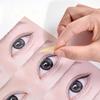 40 Patches/5 Sheets Eyelash Practice Stickers Eyelash Training Stickers Eyelash Application Trainer Stickers Simulated Eye Shape