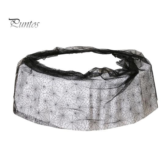 Decorative Table Runner for Events Metallic Foil Runner, Christmas Snowflake Glitter Spider Web Sheer Festive Setting Dinner Mesh Xmas Halloween