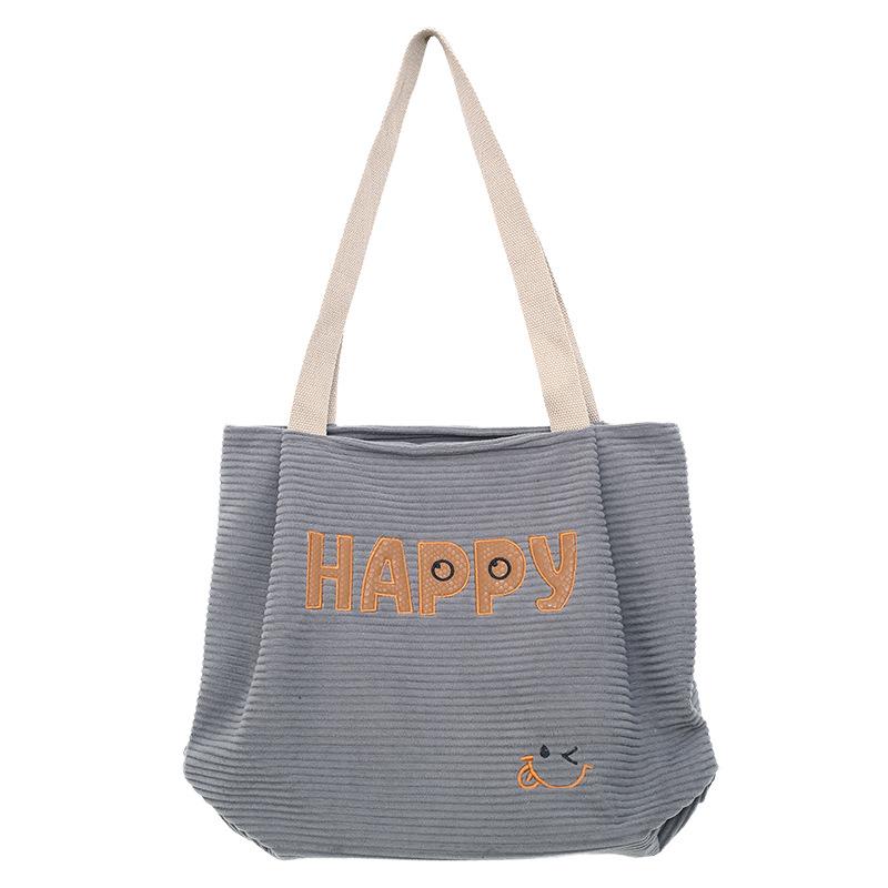 2025 New Women's Large-capacity Shoulder Tote Bag Cartoon Printing Simple High-end Trendy Handbag