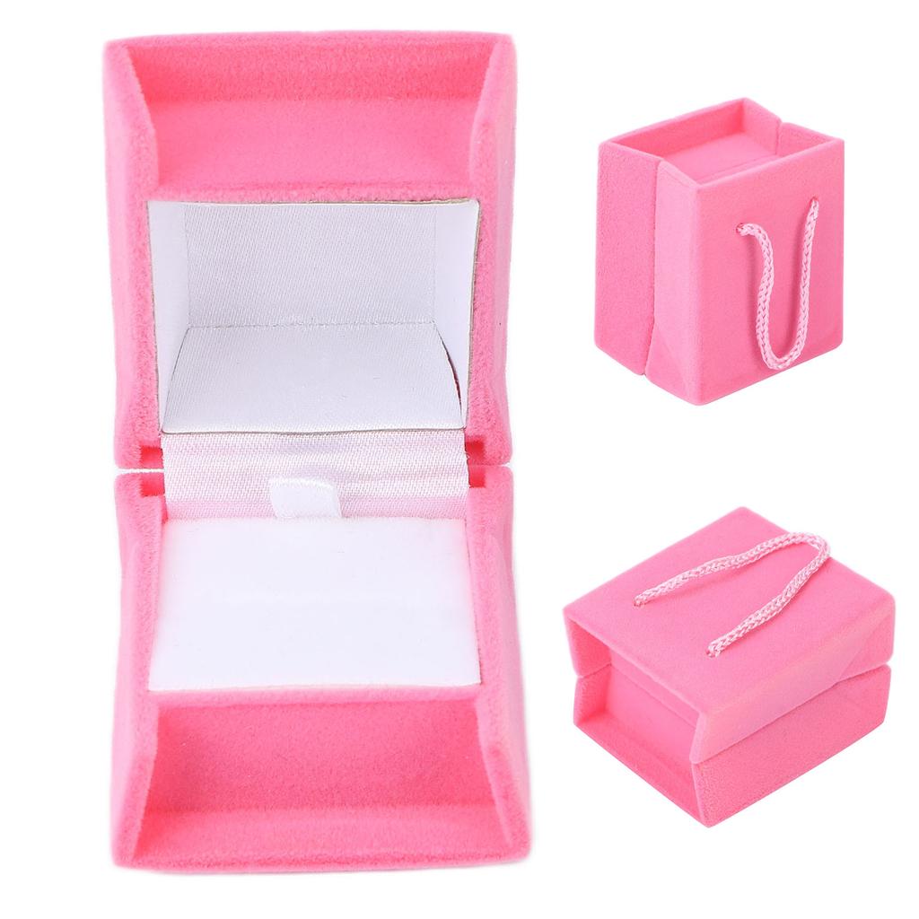 Small Travel Jewelry Box Protect Jewelry Retro Design Exquisite Earrings Box for Rings