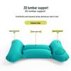 H-Shaped Automatic Inflatable Lumbar Pillow for Travel and Car Support