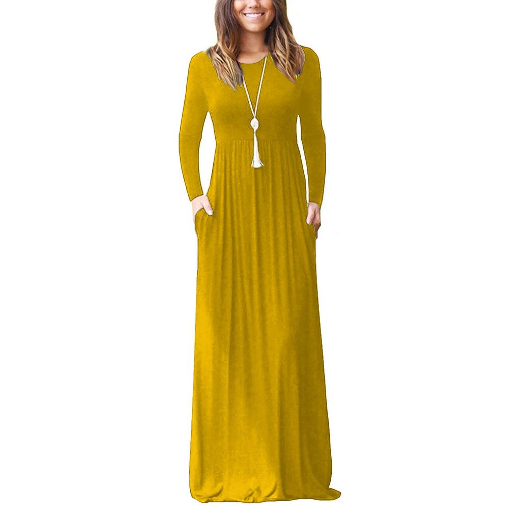 Women's Summer And Spring European And American Printing Pocket Drees