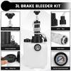 Motorcycle Brake Bleeder 3L Capacity 4 Size Adapters Automatic Suction Tool Brake Oil Service for Garage Maintenance