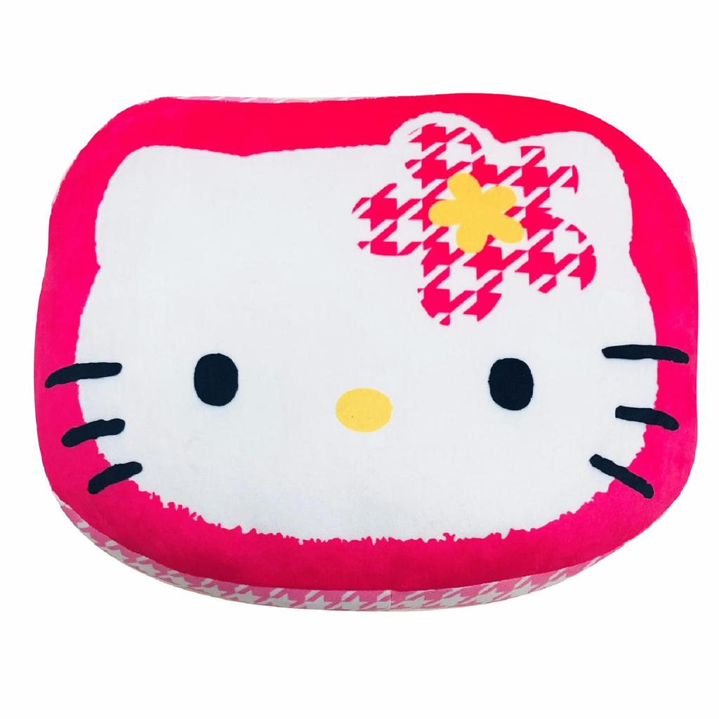 MORIPiLO Sanrio Body Pillow Hello Kitty Soft Face Plush Nap Sanrio Morishita Makura (Kaohana Cushion) Toy, Die-Cut, Backrest, Pillow, Pink,