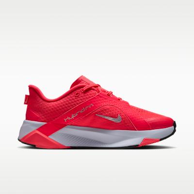 Męskie Trampki Nike Hybrid RN Buty do Biegania Męskie Niskie Ciemnoczerwony Laserowy/Szary Piłkarski/Metaliczny Srebrny