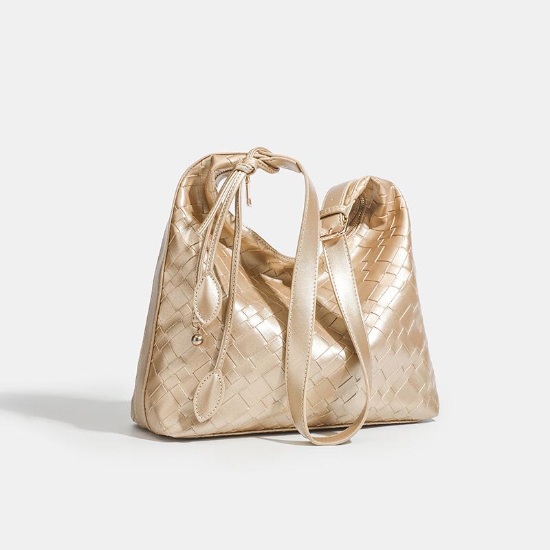 High-end Large-capacity Woven Tote Bag, Trendy and Fashionable, Versatile Single-shoulder Bag, Women's Commuting Bag