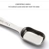 6Pcs Square Shaped Measuring Spoons Set Metal Teaspoon Kitchen Measuring Tool  for Dry or Liquid