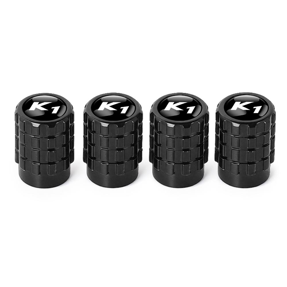 AAKM8 4Pc Car Wheel Tire Valve Cap Stem Cover Auto Accessories For Kia Sportage Rio Soul Picanto Forte Cadenza K1 K2 K3 K4 K5 K6 K7 K9
